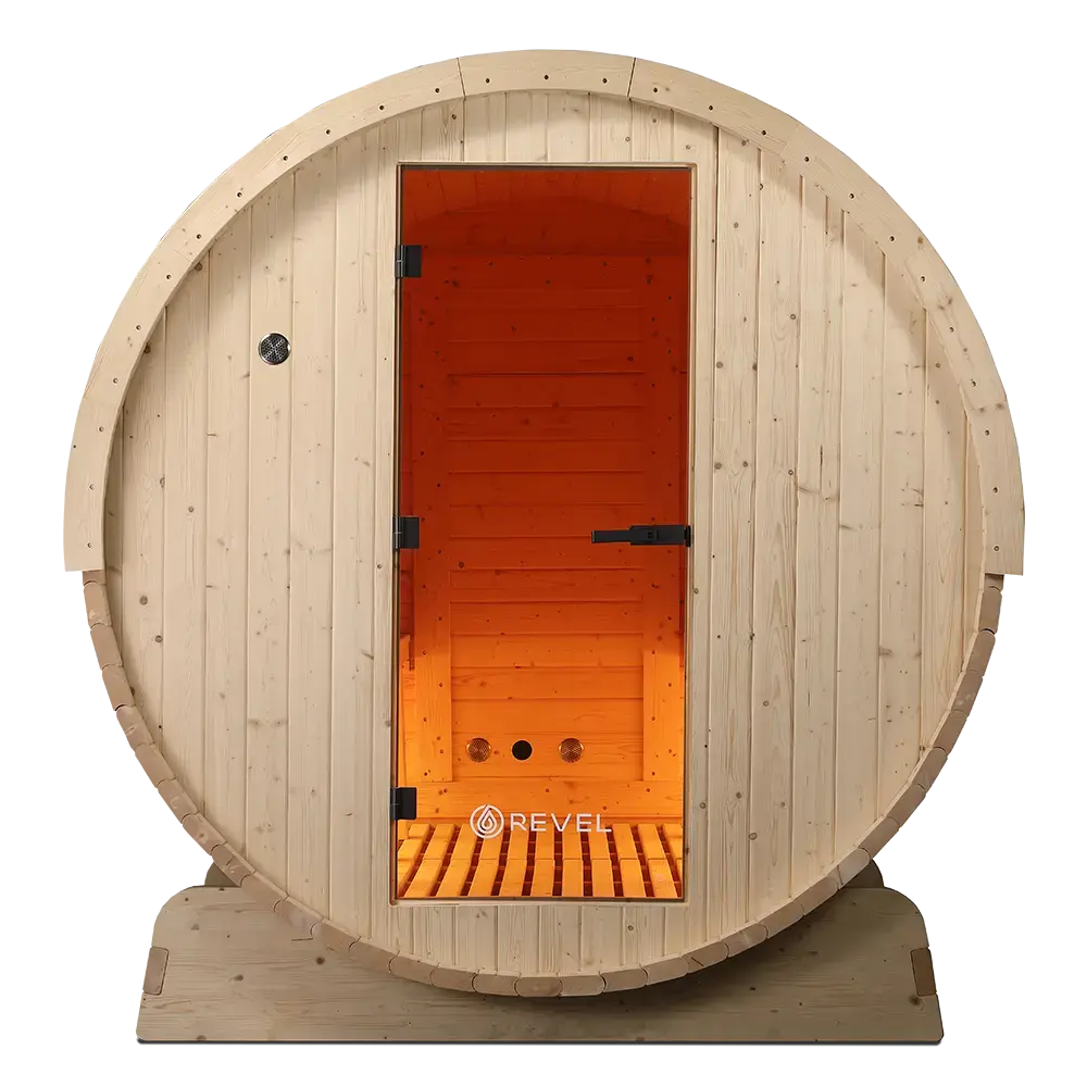 Revel Eden - 8 Person Traditional Barrel Sauna - Image 16