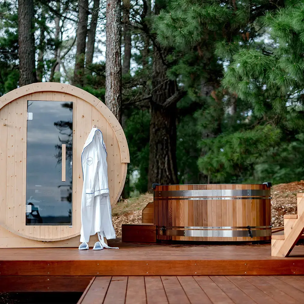 Revel Eden - 8 Person Traditional Barrel Sauna - Image 5