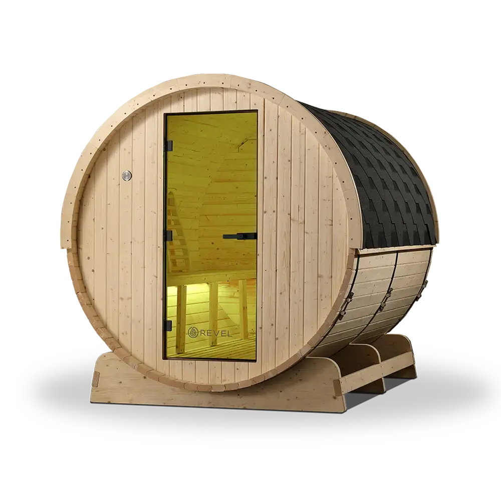 Revel Eden - 8 Person Traditional Barrel Sauna - Image 8