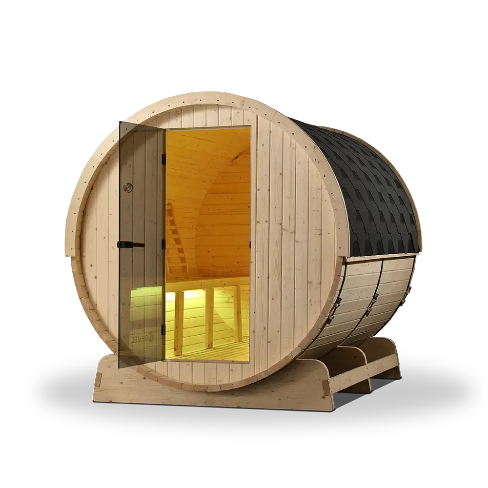 Revel Eden - 8 Person Traditional Barrel Sauna - Image 9