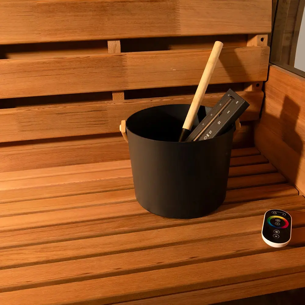 Revel Edenview - 4 Person Traditional Cedar Barrel Sauna - Image 8