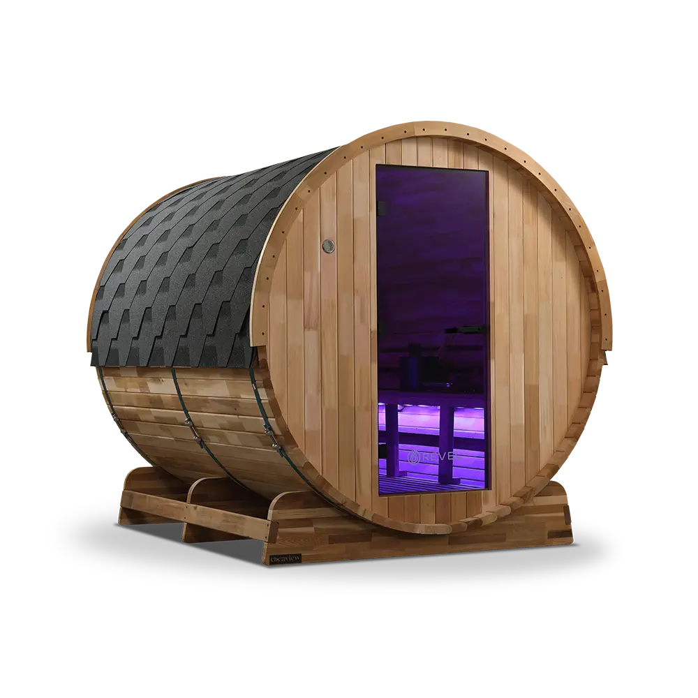 Revel Edenview - 8 Person Traditional Cedar Barrel Sauna - Image 25