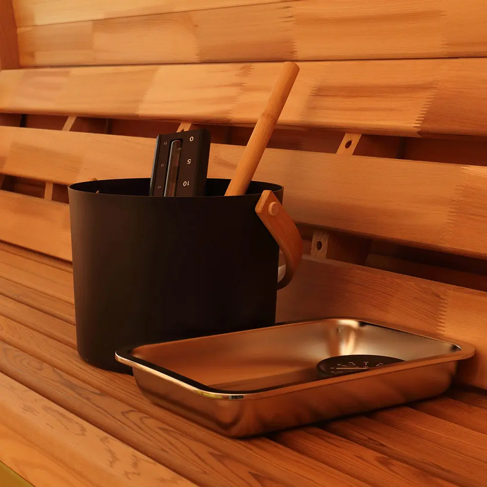 Revel Edenview - 8 Person Traditional Cedar Barrel Sauna - Image 34