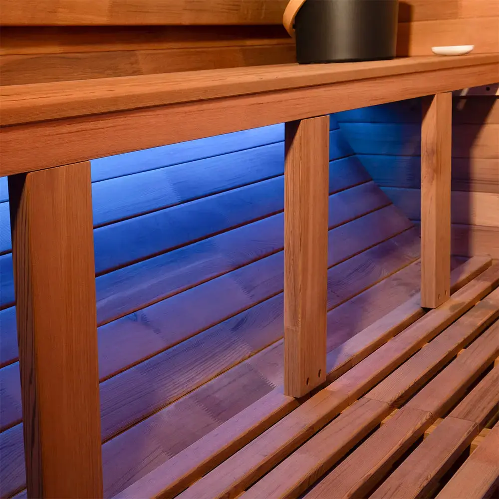Revel Edenview - 8 Person Traditional Cedar Barrel Sauna - Image 7