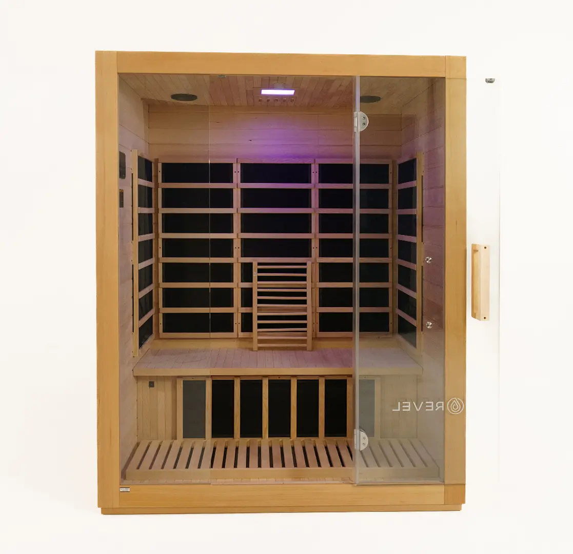Revel Kora (Gen 1) - 3 Person Far Infrared Sauna - Image 13
