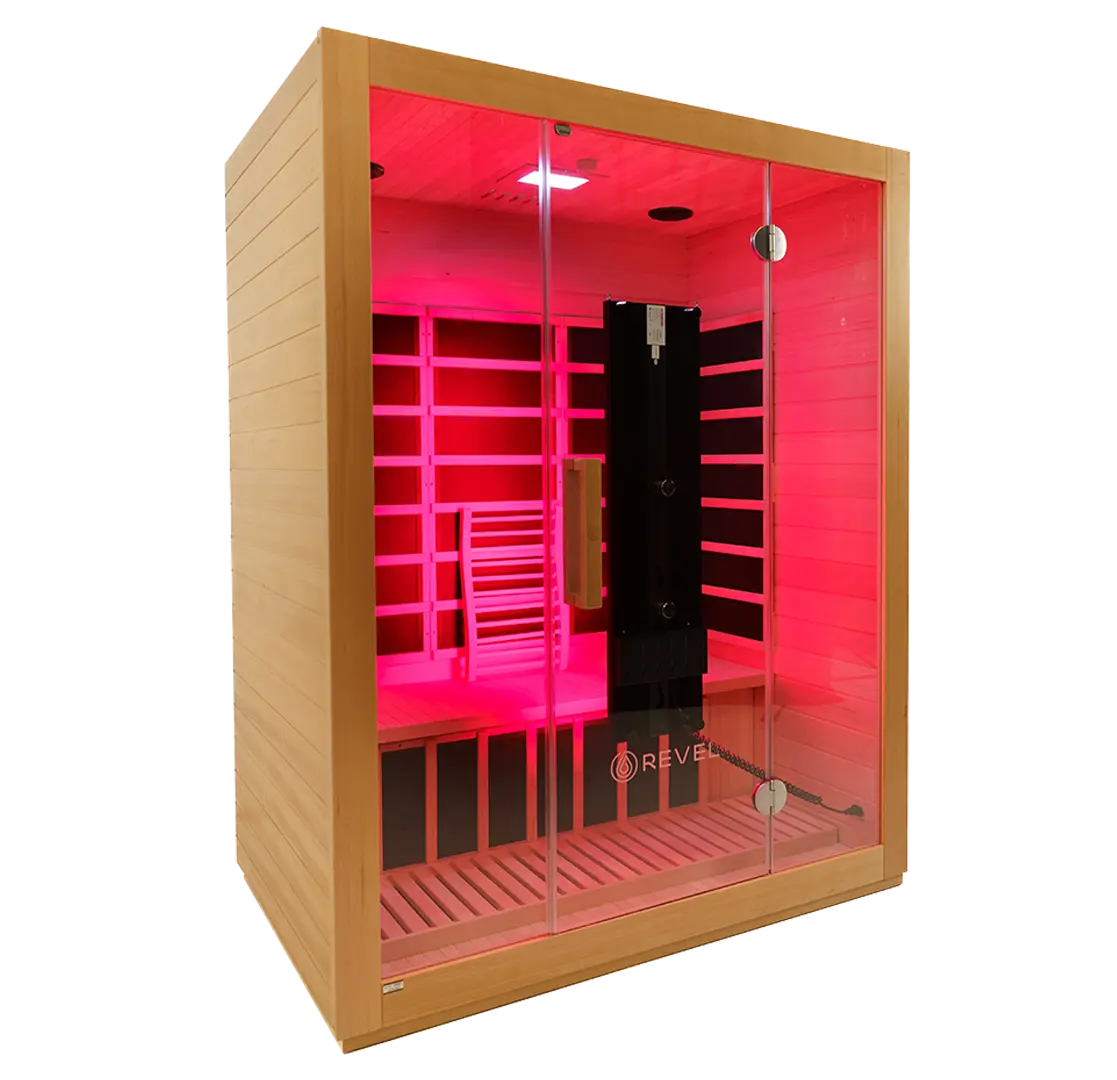 Revel Kora (Gen 1) - 3 Person Far Infrared Sauna - Image 5