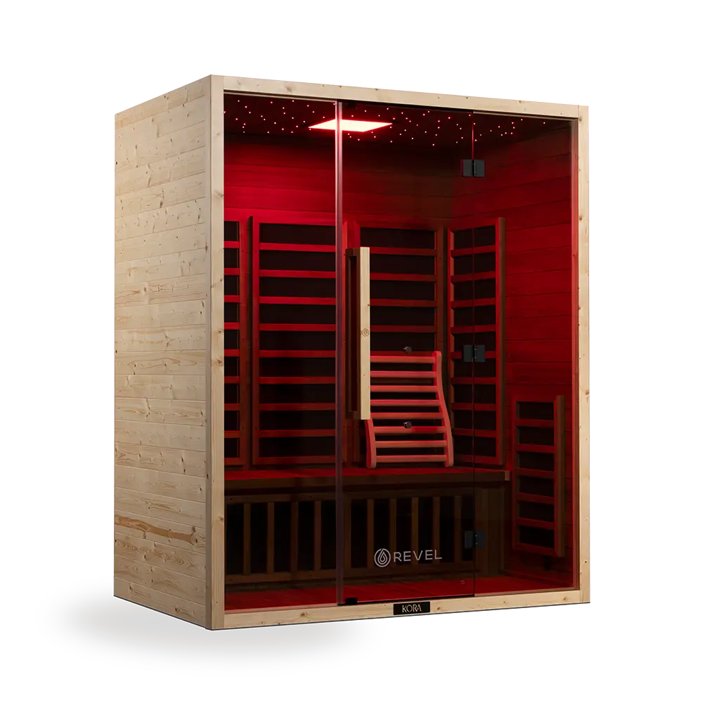 Revel Kora 3 Person Far Infrared Sauna - Next Gen - Image 10