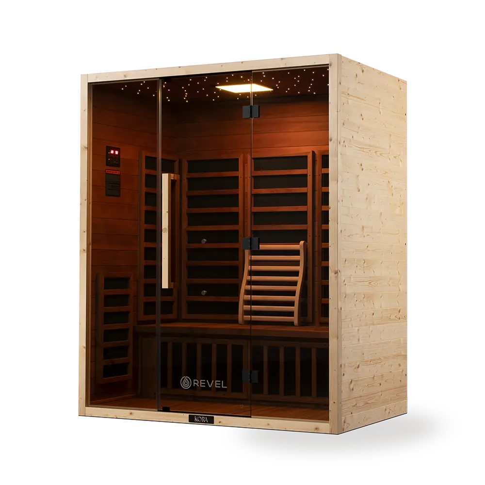 Revel Kora 3 Person Far Infrared Sauna - Next Gen - Image 12