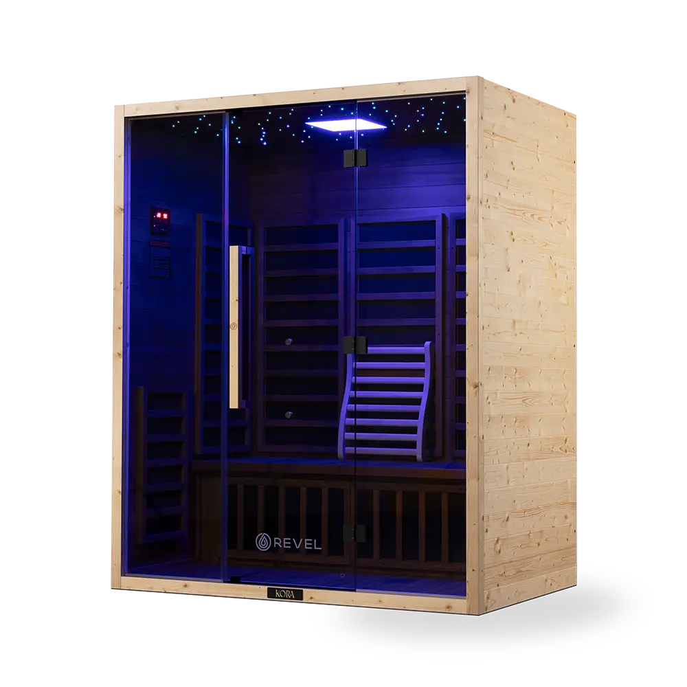 Revel Kora 3 Person Far Infrared Sauna - Next Gen - Image 13