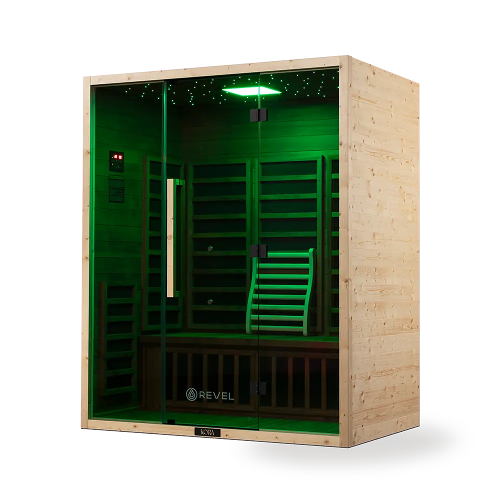 Revel Kora 3 Person Far Infrared Sauna - Next Gen - Image 14