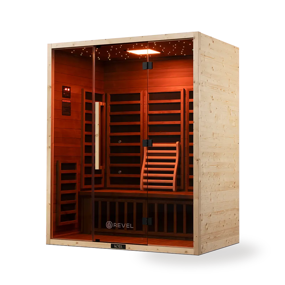 Revel Kora 3 Person Far Infrared Sauna - Next Gen - Image 15