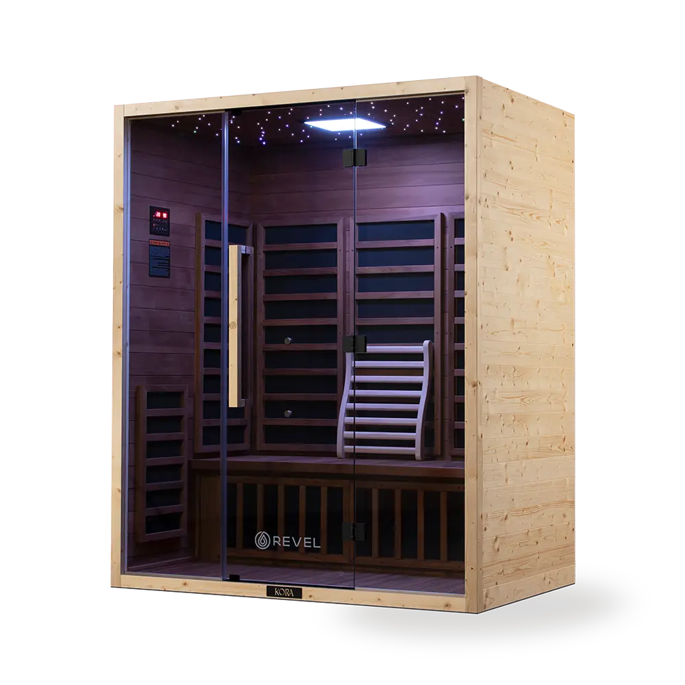 Revel Kora 3 Person Far Infrared Sauna - Next Gen - Image 17