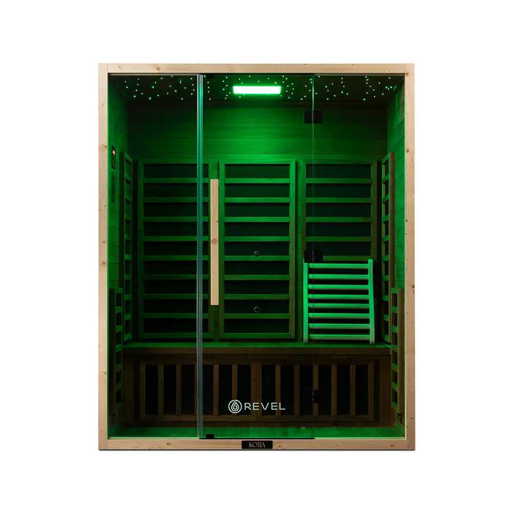 Revel Kora 3 Person Far Infrared Sauna - Next Gen - Image 20