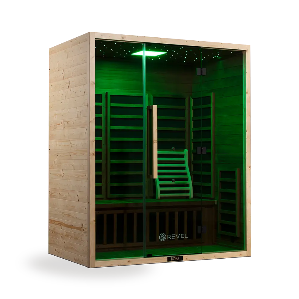 Revel Kora 3 Person Far Infrared Sauna - Next Gen - Image 9