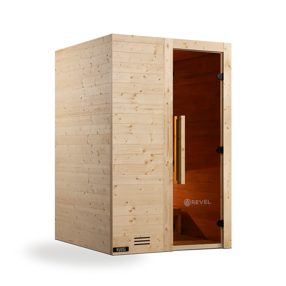 Revel Kuusi 2 Person Traditional Finnish Sauna - Image 10