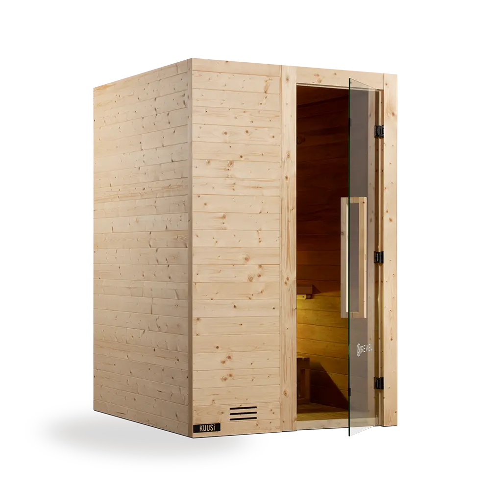 Revel Kuusi 2 Person Traditional Finnish Sauna - Image 11