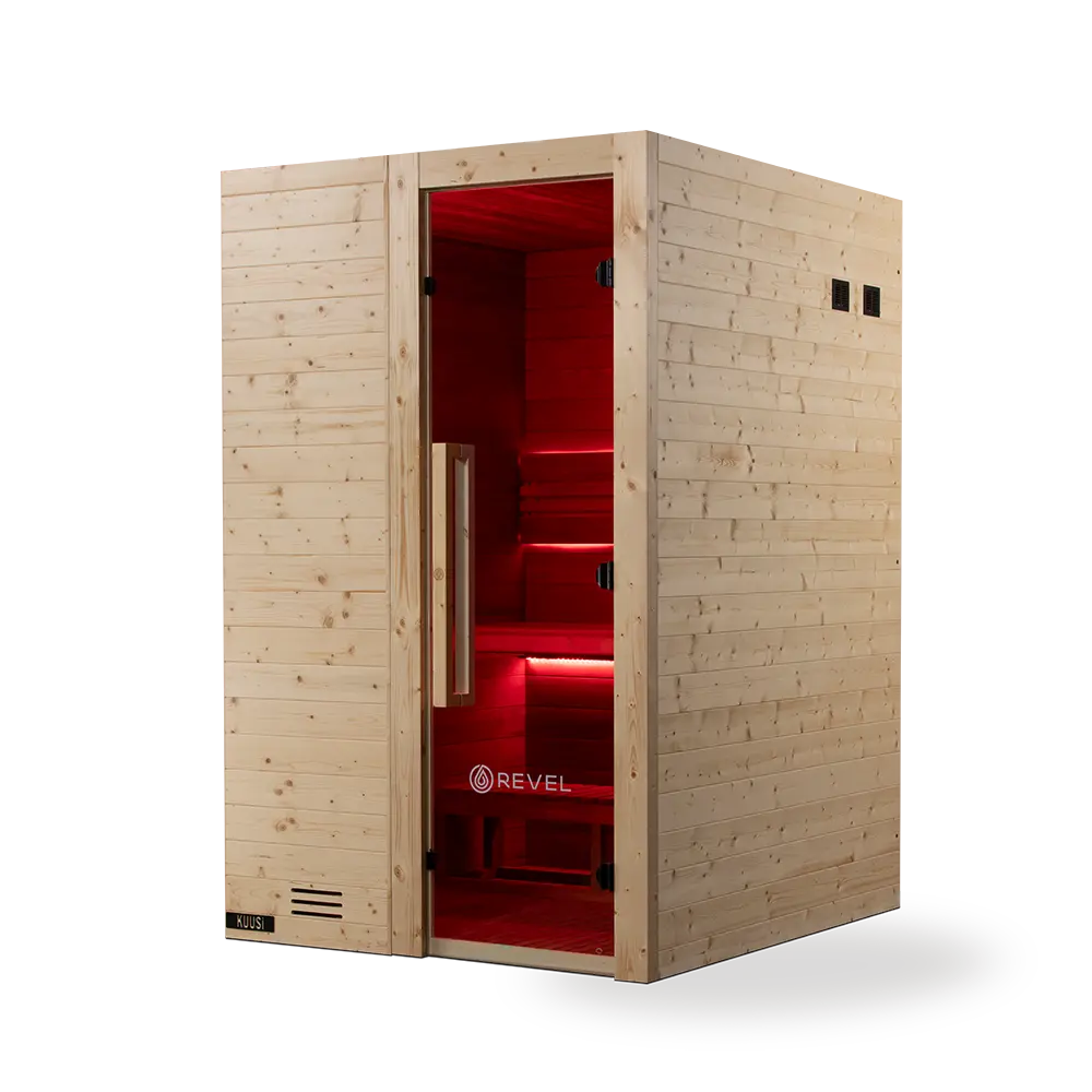 Revel Kuusi 2 Person Traditional Finnish Sauna - Image 12