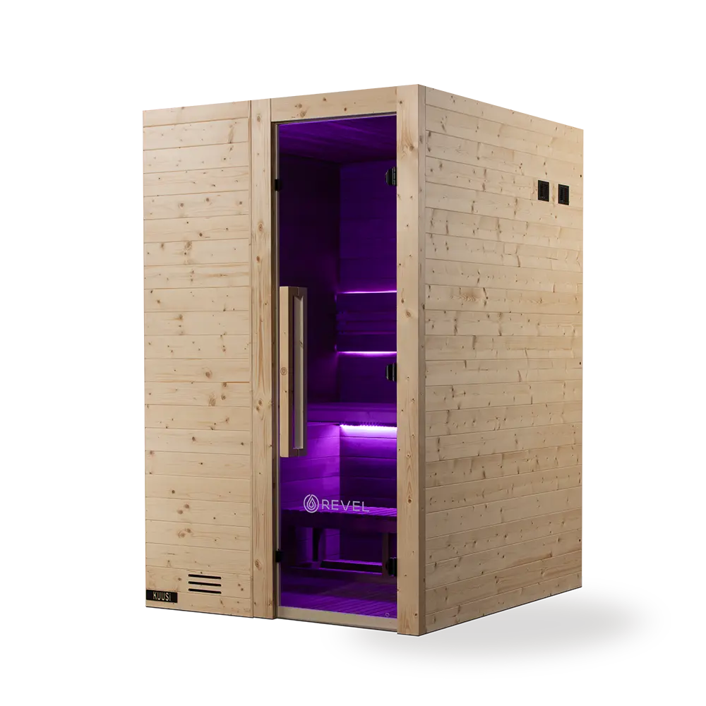Revel Kuusi 2 Person Traditional Finnish Sauna - Image 13