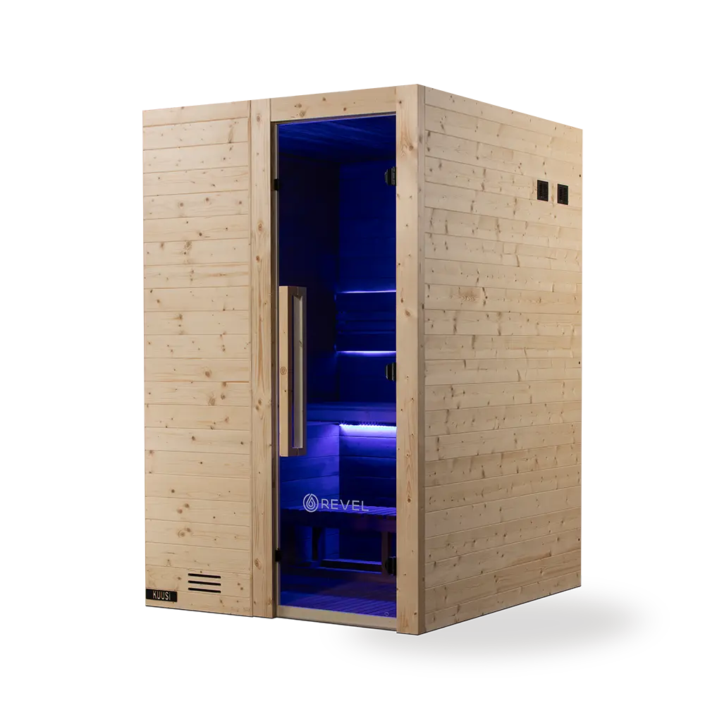 Revel Kuusi 2 Person Traditional Finnish Sauna - Image 14