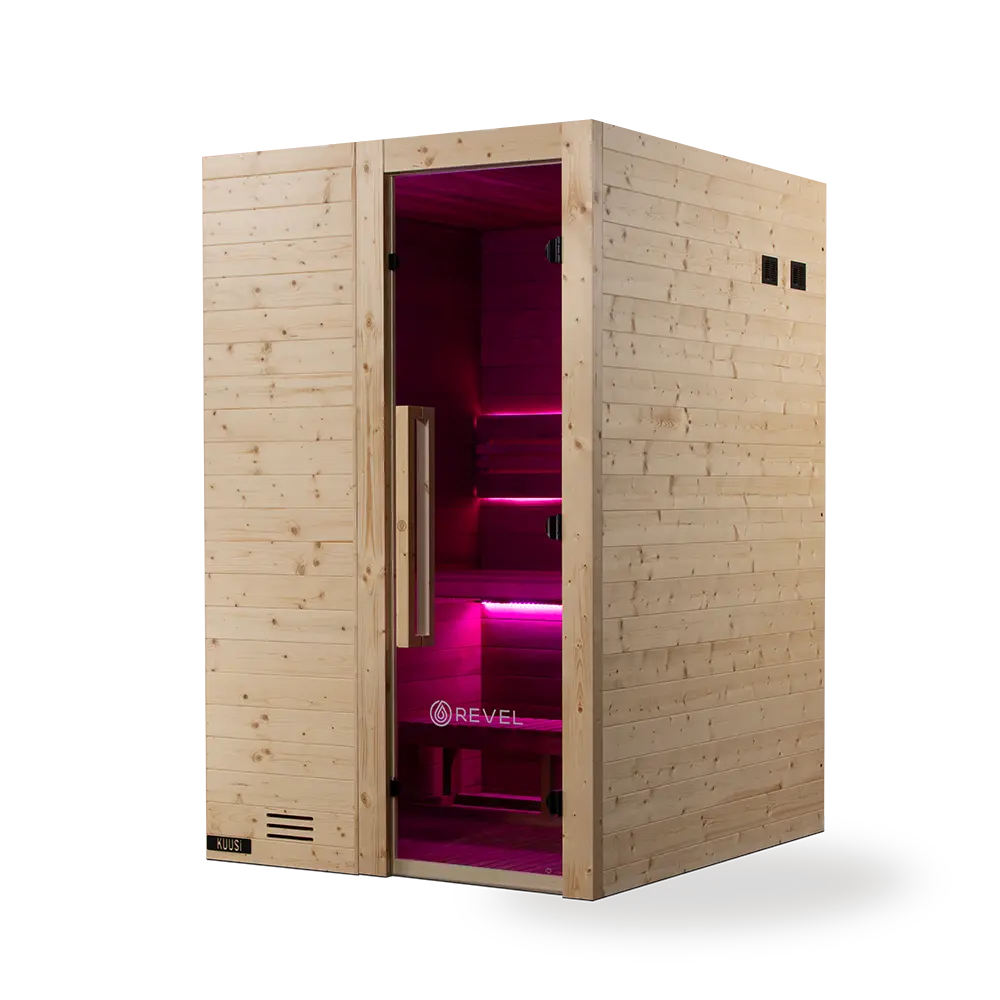 Revel Kuusi 2 Person Traditional Finnish Sauna - Image 15