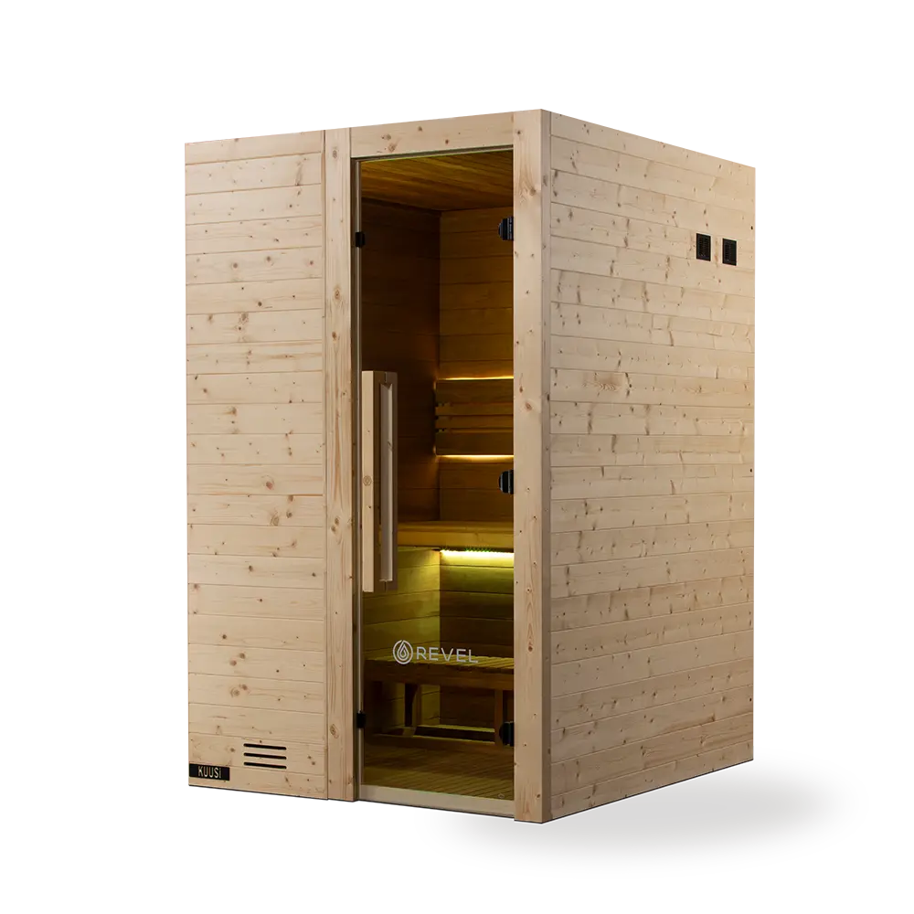 Revel Kuusi 2 Person Traditional Finnish Sauna - Image 16