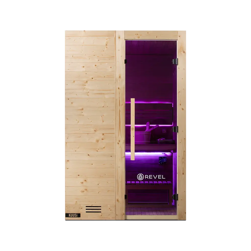 Revel Kuusi 2 Person Traditional Finnish Sauna - Image 21