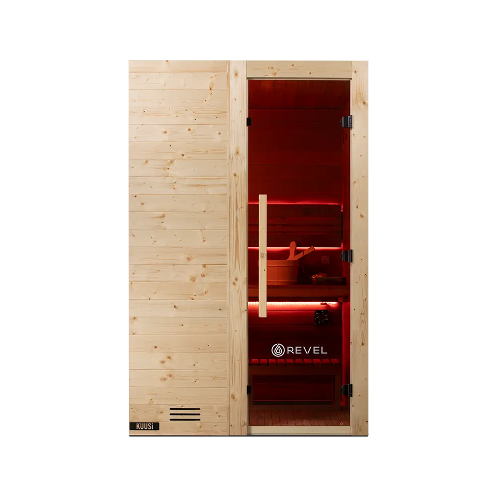 Revel Kuusi 2 Person Traditional Finnish Sauna - Image 22
