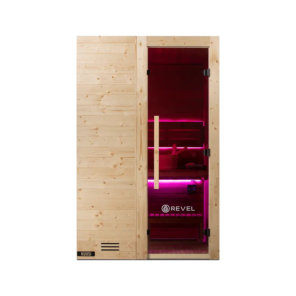 Revel Kuusi 2 Person Traditional Finnish Sauna - Image 23