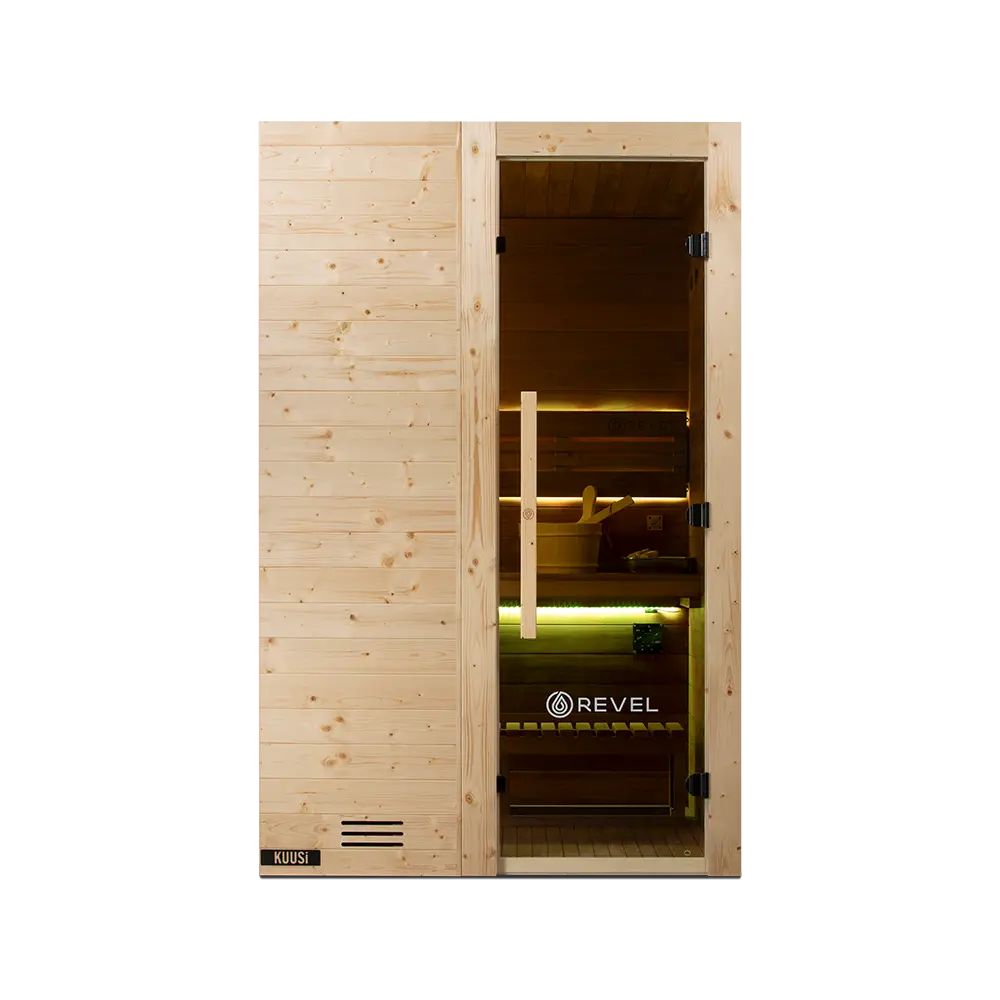 Revel Kuusi 2 Person Traditional Finnish Sauna - Image 24