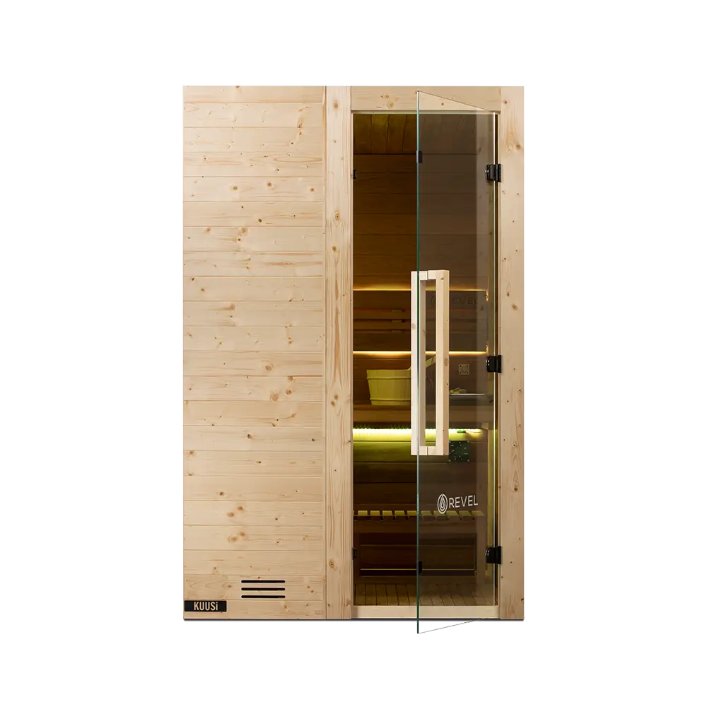 Revel Kuusi 2 Person Traditional Finnish Sauna - Image 25
