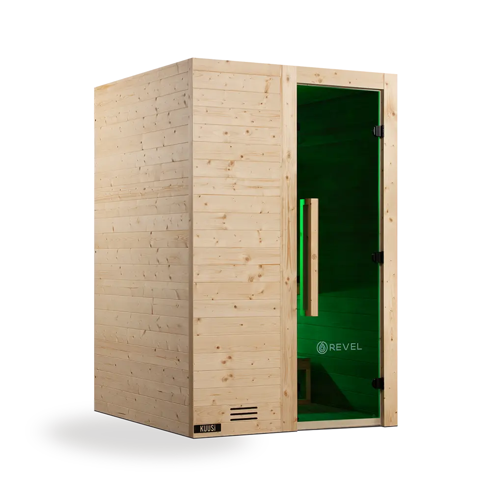 Revel Kuusi 2 Person Traditional Finnish Sauna - Image 6