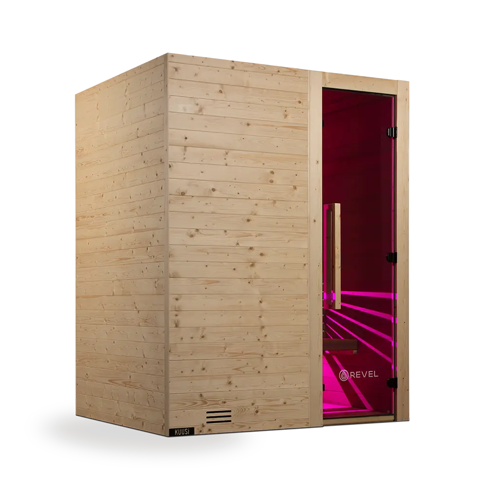 Revel Kuusi 4 Person Traditional Finnish Sauna - Image 10