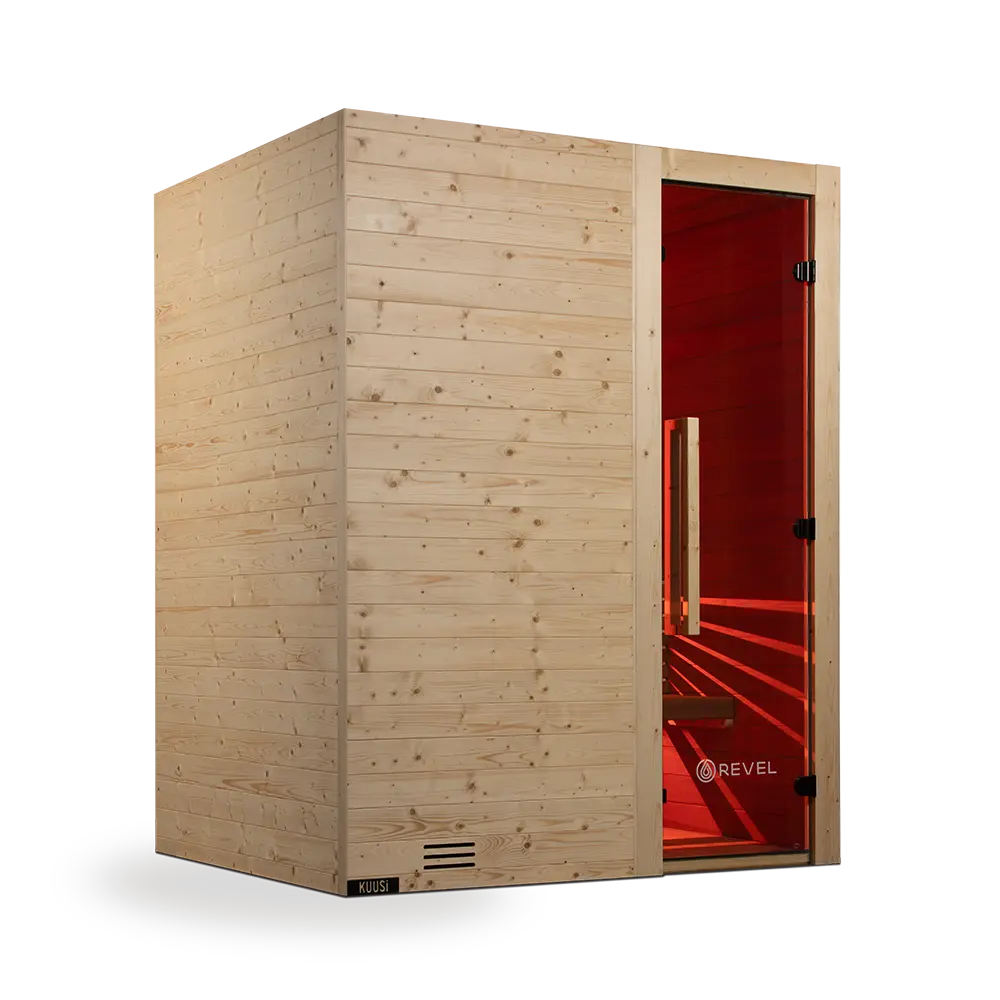 Revel Kuusi 4 Person Traditional Finnish Sauna - Image 11