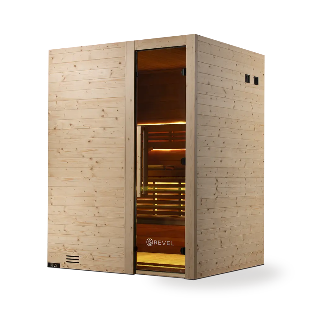 Revel Kuusi 4 Person Traditional Finnish Sauna - Image 13