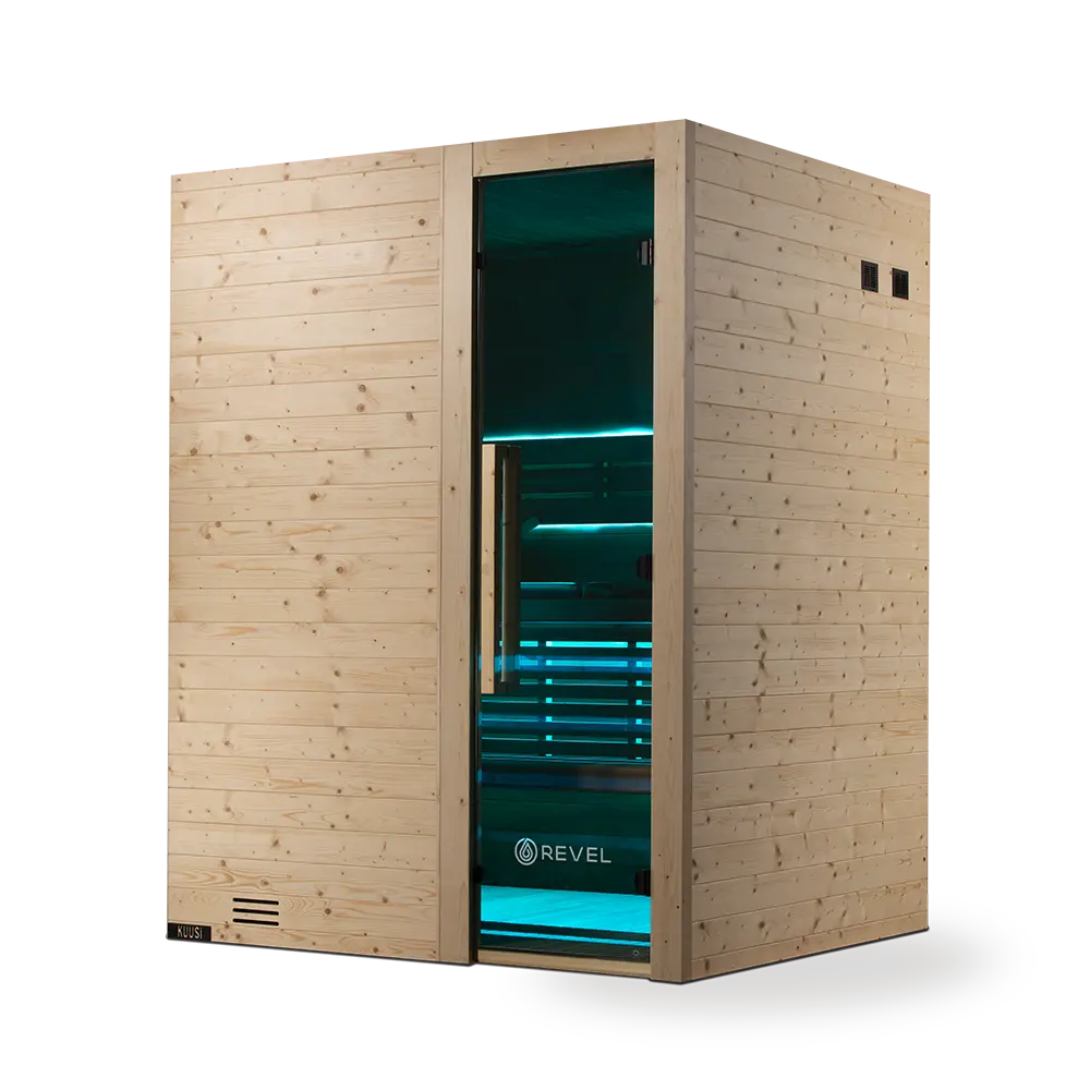 Revel Kuusi 4 Person Traditional Finnish Sauna - Image 14