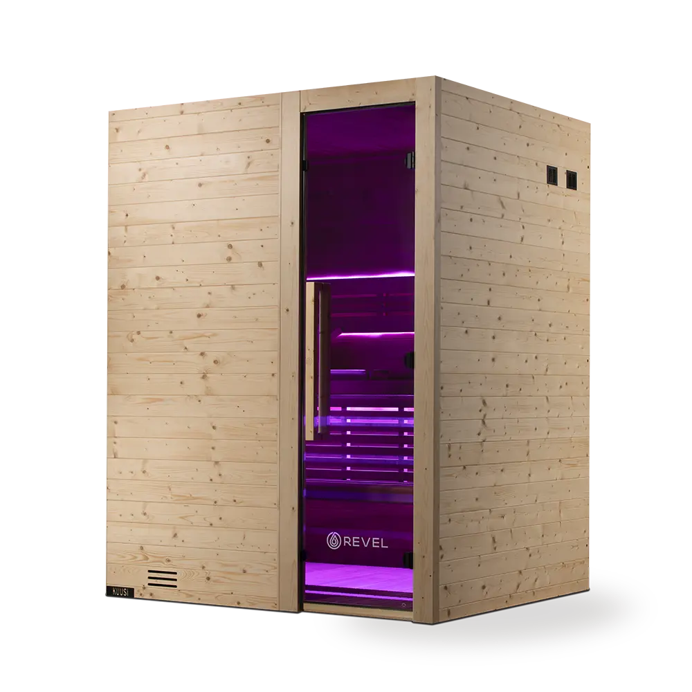 Revel Kuusi 4 Person Traditional Finnish Sauna - Image 17