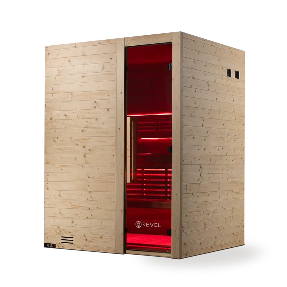 Revel Kuusi 4 Person Traditional Finnish Sauna - Image 18