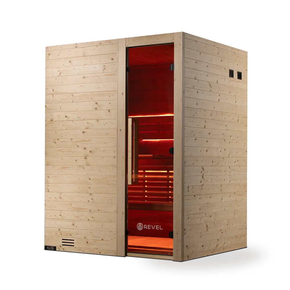 Revel Kuusi 4 Person Traditional Finnish Sauna - Image 20
