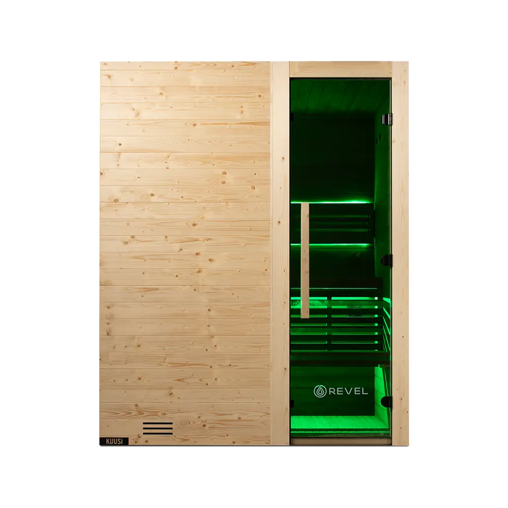 Revel Kuusi 4 Person Traditional Finnish Sauna - Image 21