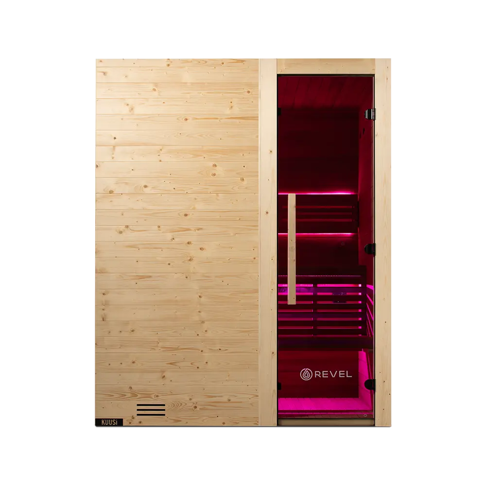 Revel Kuusi 4 Person Traditional Finnish Sauna - Image 25