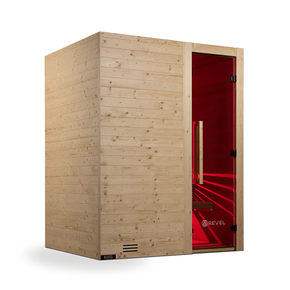 Revel Kuusi 4 Person Traditional Finnish Sauna - Image 9