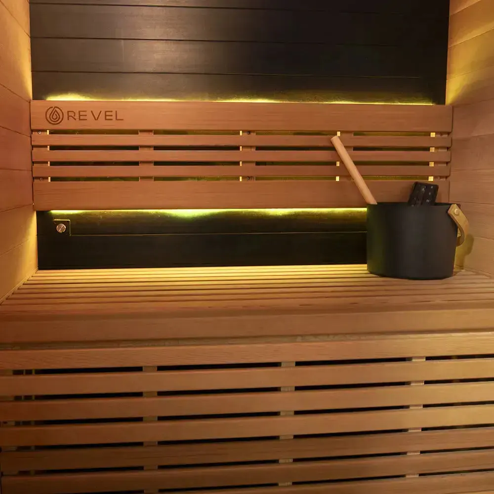 Revel Loom 2 Person Traditional Finnish Sauna - Next Gen - Image 3