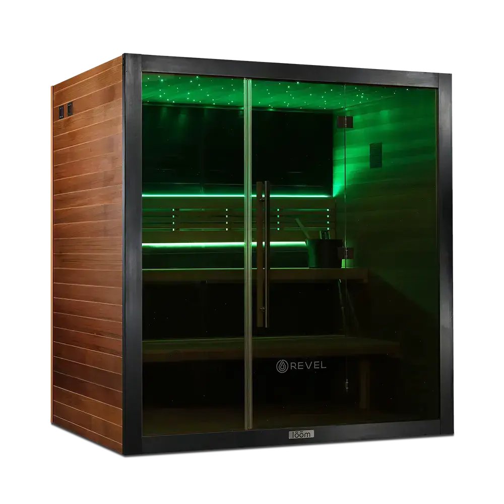 Revel Loom 4 Person Traditional Finnish Sauna - Next Gen - Image 11