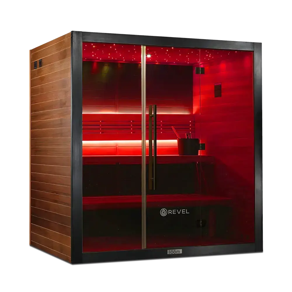 Revel Loom 4 Person Traditional Finnish Sauna - Next Gen - Image 12