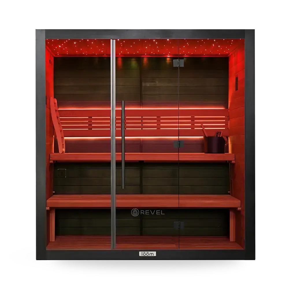 Revel Loom 4 Person Traditional Finnish Sauna - Next Gen - Image 13