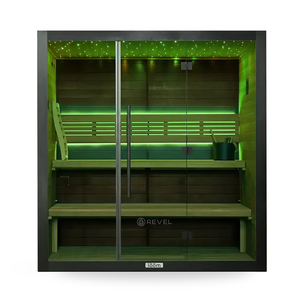 Revel Loom 4 Person Traditional Finnish Sauna - Next Gen - Image 15