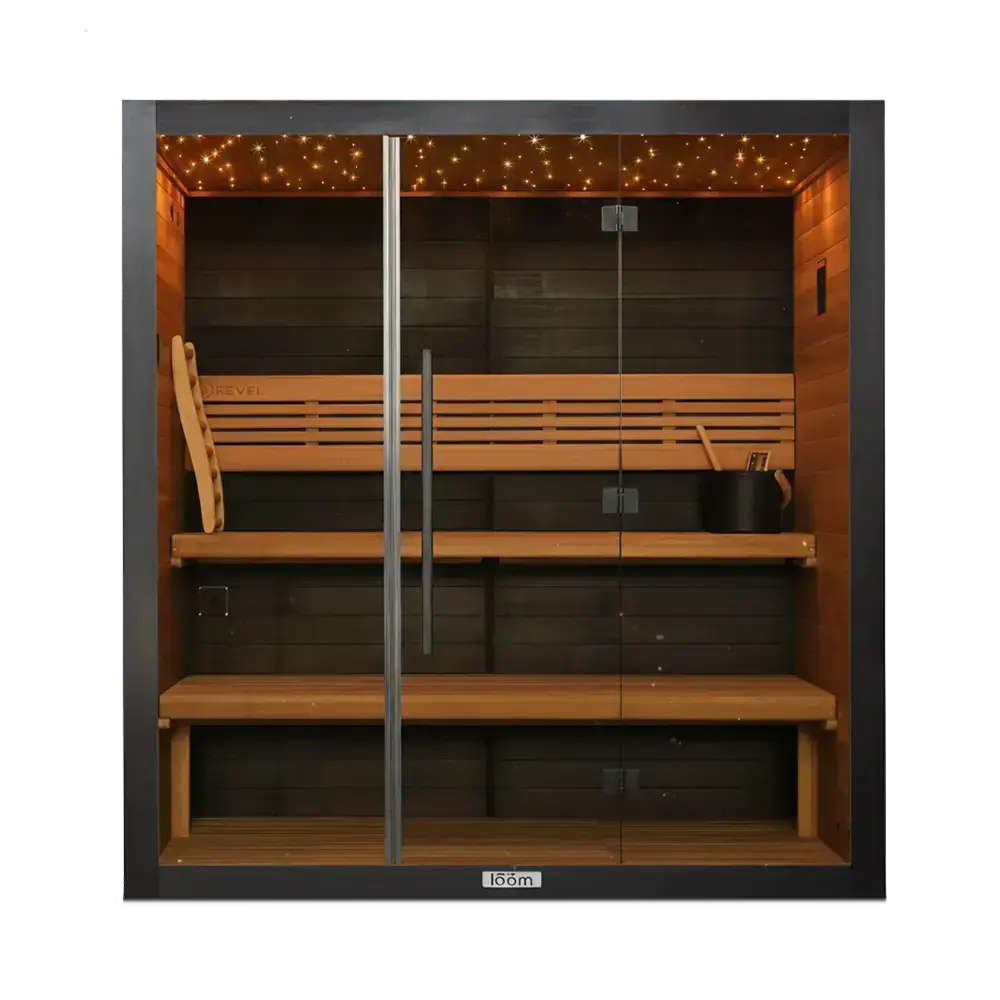 Revel Loom 4 Person Traditional Finnish Sauna - Next Gen - Image 3