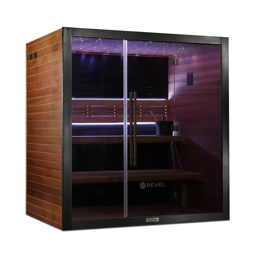 Revel Loom 4 Person Traditional Finnish Sauna - Next Gen - Image 9