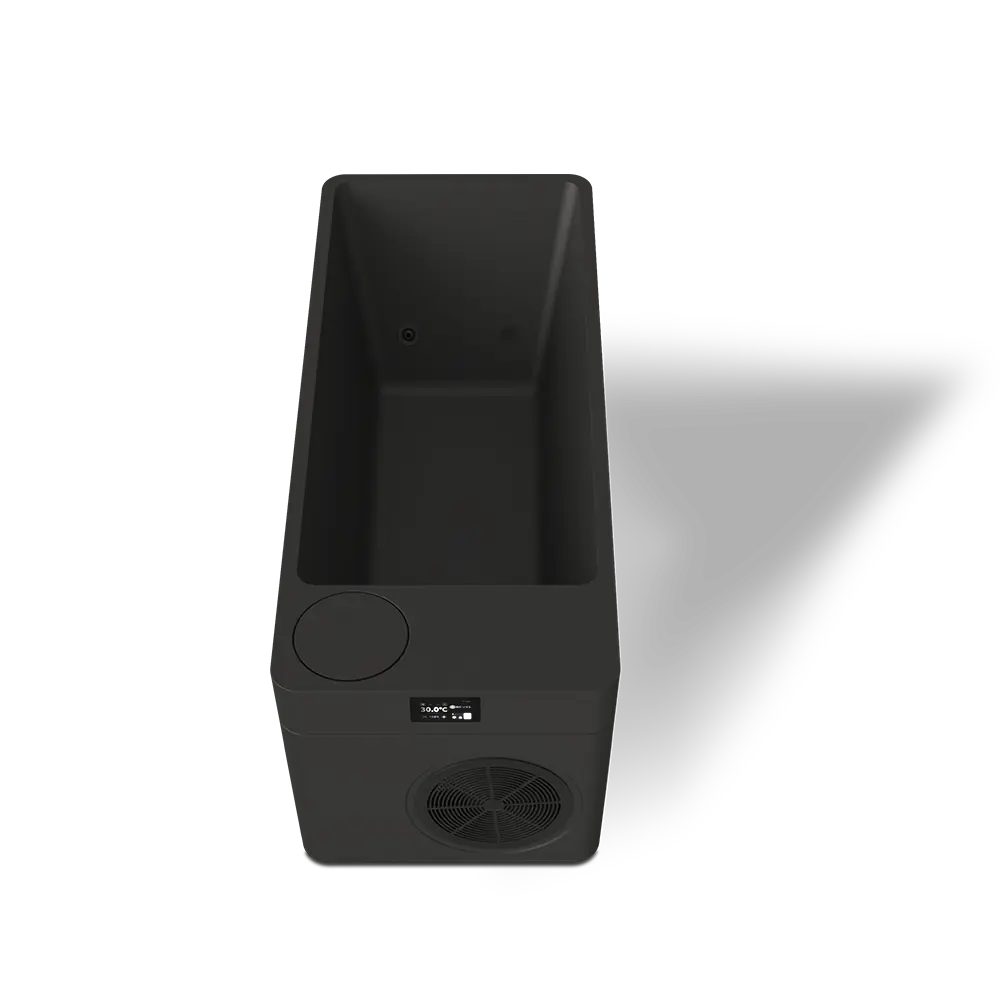 Revel Loom 4P Traditional Finnish Sauna with Glasur All in One Ice Bath Black - Image 5