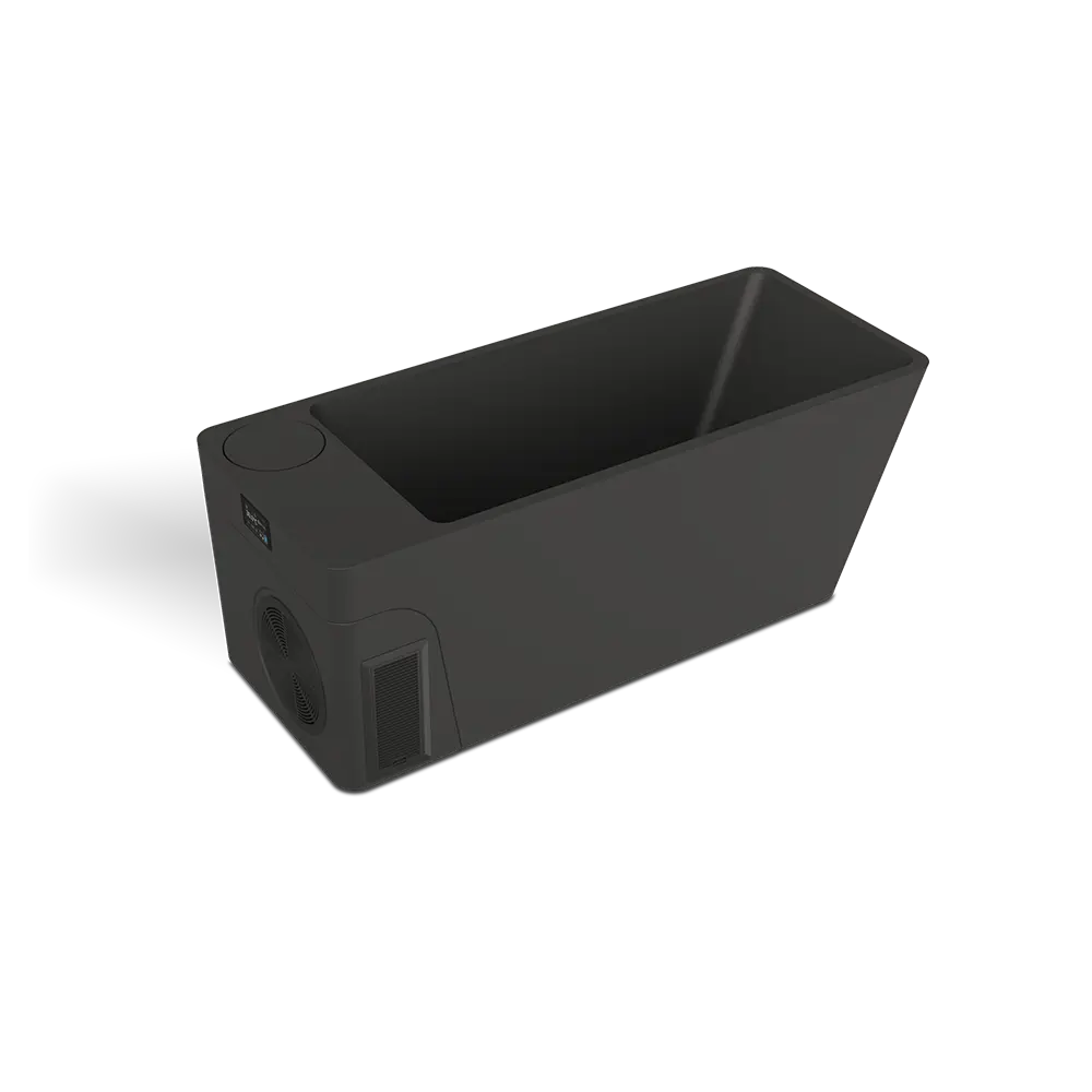Revel Loom 4P Traditional Finnish Sauna with Glasur All in One Ice Bath Black - Image 8